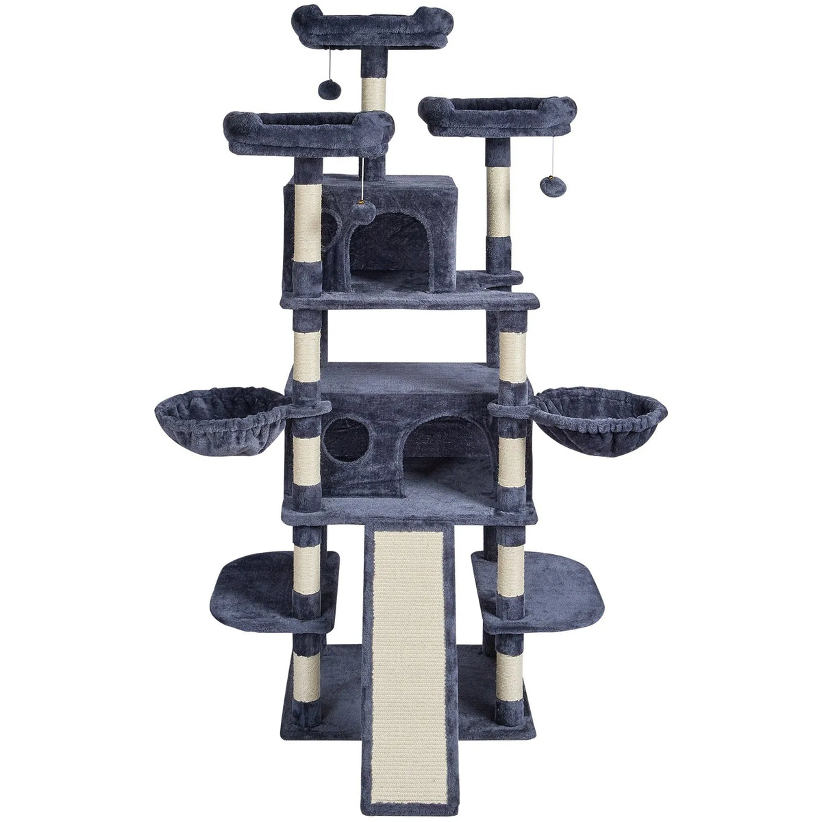 Arbre à Chat XXL 10 Niveaux – 174 cm – Double Niche