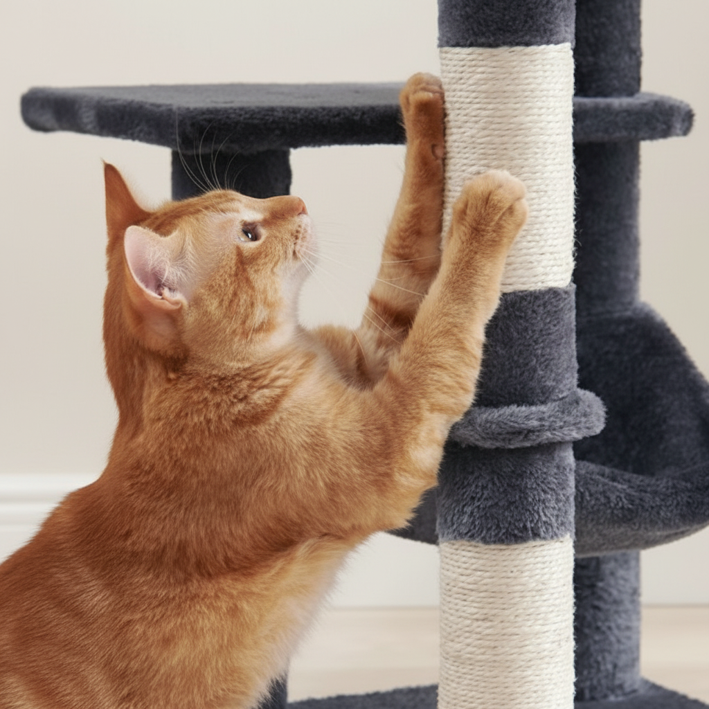 Arbre à Chat XXL 10 Niveaux – 174 cm – Double Niche